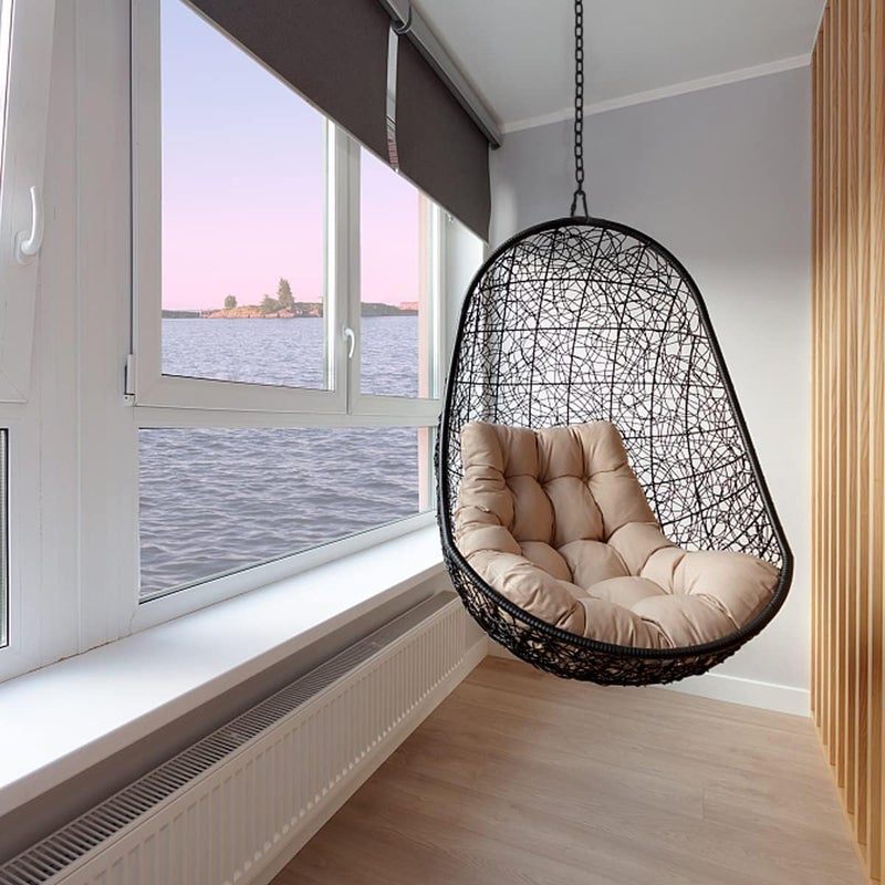 YOSE Hammock Hanging Kit with Swing Chain, 1100lbs Capacity Hanging Hooks Heavy Duty 360° Swivel for Yoga,Tree, Chair, Indoor & Outdoor Gym（Includes a 39.37" Chain） - Image 4